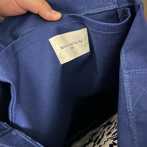 New Maison Kitsune Fox Head Tote - Picture 6 of 6